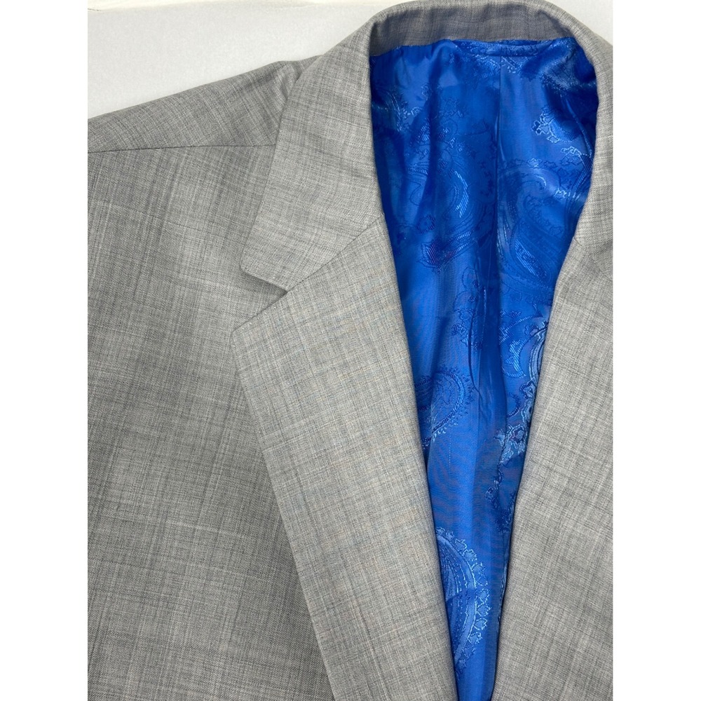 Nick Lopez‎ from houston texas Gray Blazer Men's Suit Jacket Business Formal